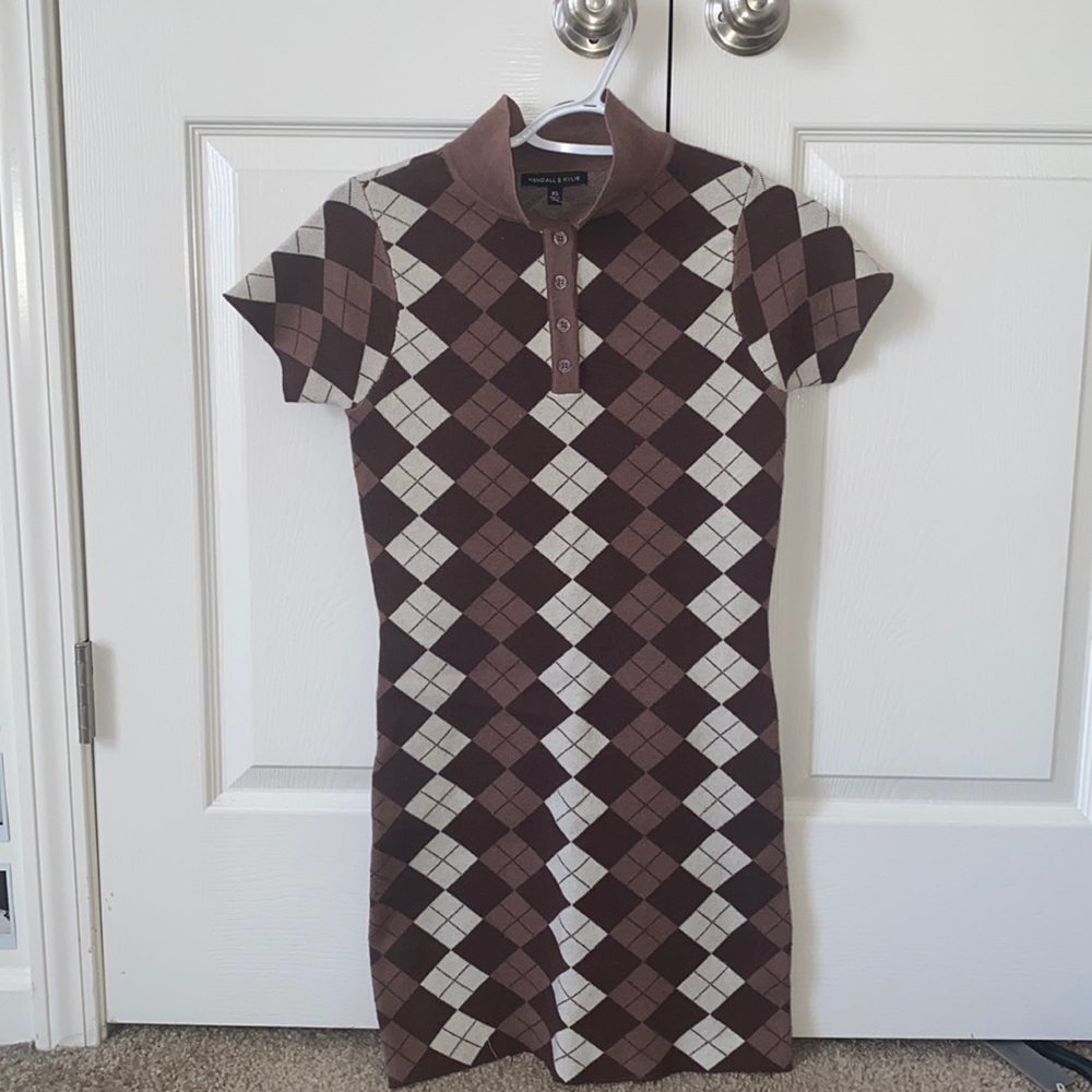 plaid dress, never worn